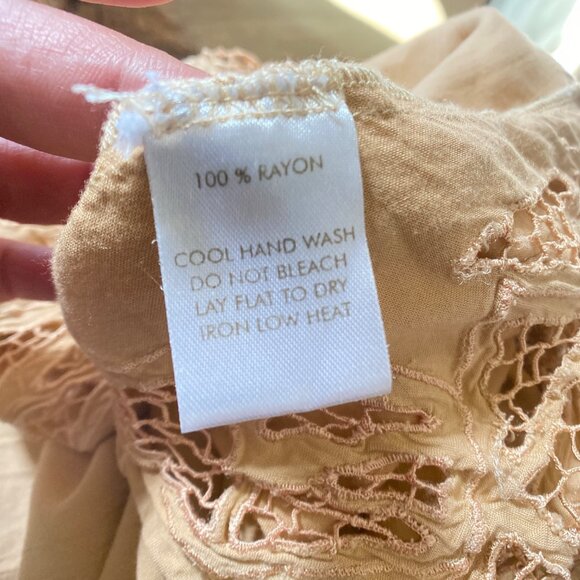 CLEOBELLA High Low Spaghetti Strap Dress in Nude, size Small - Picture 11 of 14